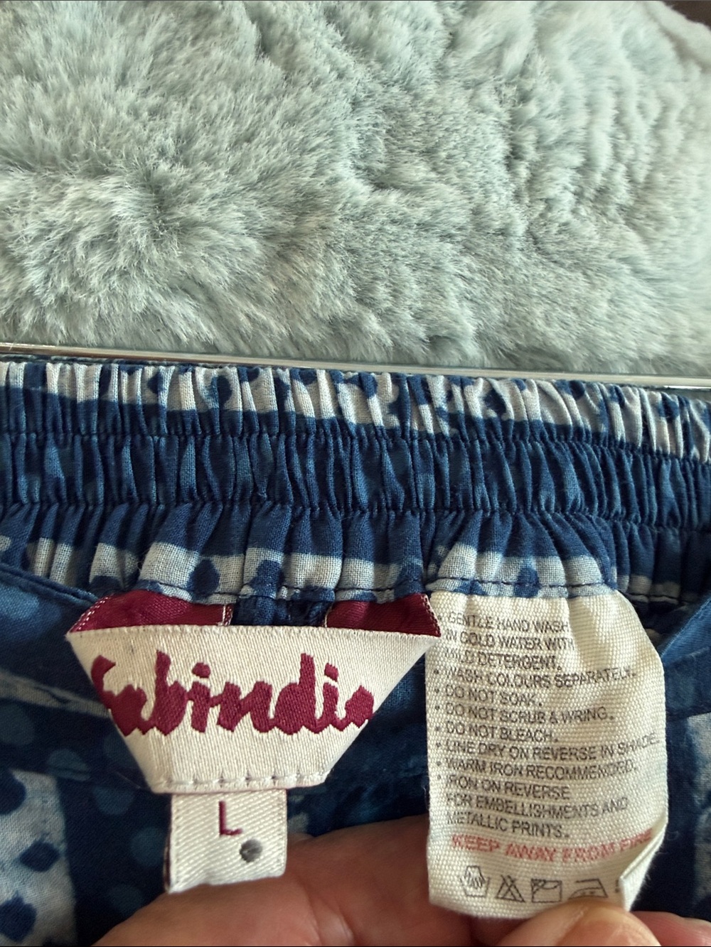 Fabindia cotton straight leg pants - Picture 2 of 5